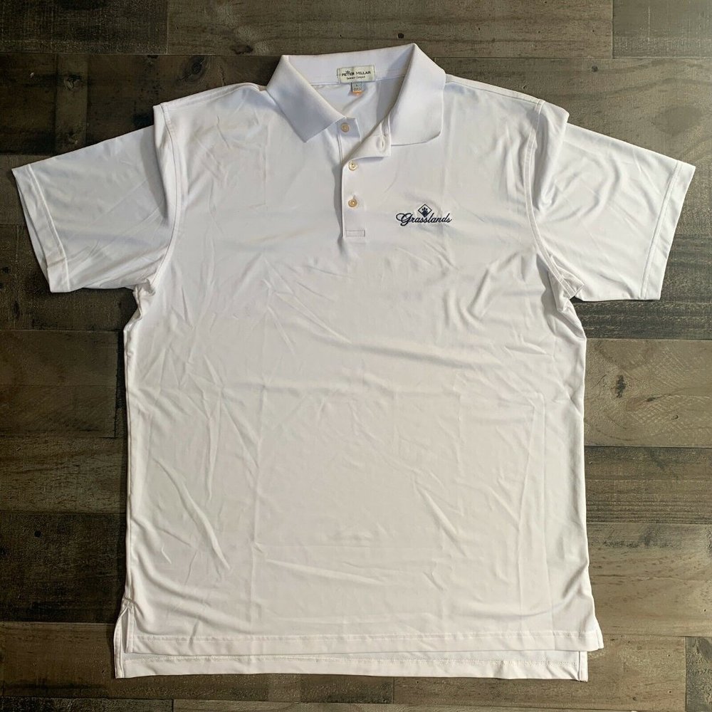 Peter Millar Summer Comfort Golf Polo White